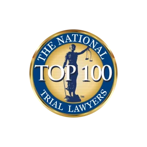 the national trial lawyers top 100 badge