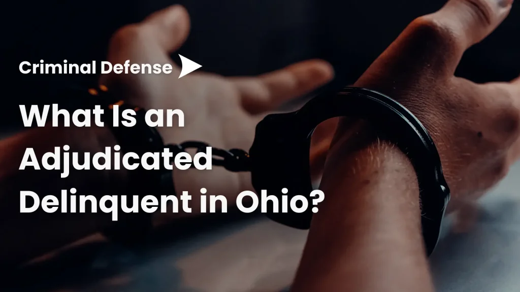 What Is an Adjudicated Delinquent in Ohio_ Image
