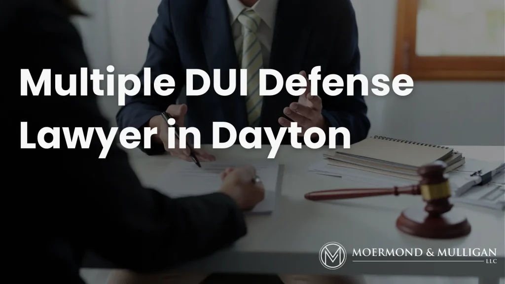 Multiple DUI Defense Lawyer in Dayton Image